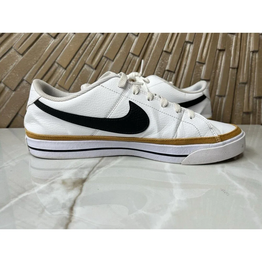 Nike Men Court Legacy White Leather DH3162-100 Sz 10.5 Shoes Sneakers